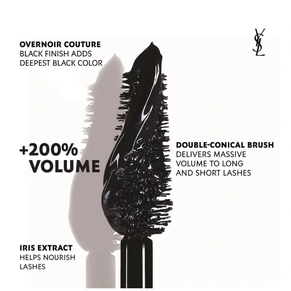 Yves Saint Laurent YSL Lash Clash Mascara Extreme Volume - Black NEW
